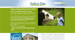 Desktop Screenshot of naturesedgetherapycenter.org