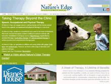 Tablet Screenshot of naturesedgetherapycenter.org